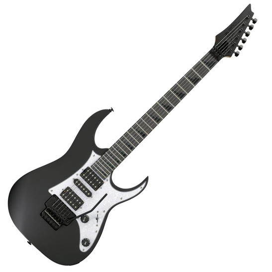 Ibanez GRGR330EX-BKF with Locking Tremolo & Reverse Headstock