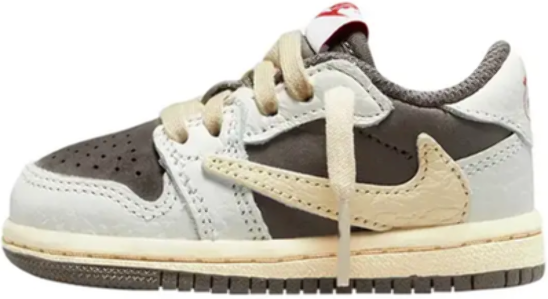 Travis Scott X Air Jordan 1 Low OG TD 'Reverse Mocha' - Air Jordan - DO5441  162 - sail/university red/ridgerock