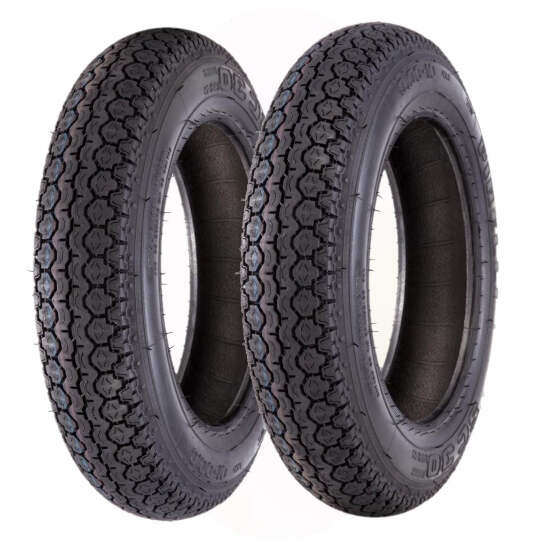 Coppia Pneumatici 3.00-10 42J Per Scooter | Compatibili Con Vespa | Gomme Standard 3.00-10