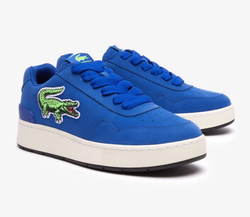 Lacoste leather trainers mens sale