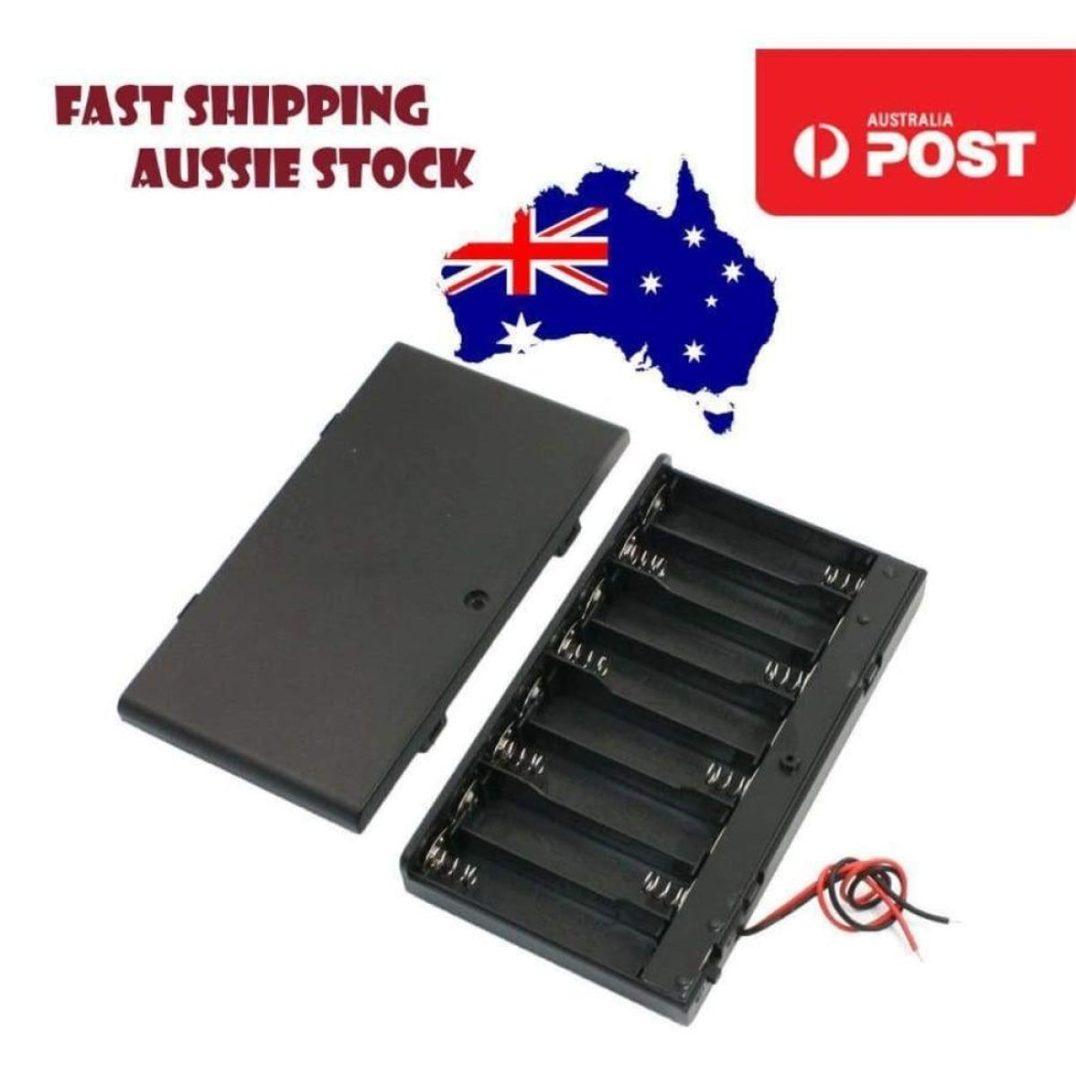 6V Battery Holder Box Inline 4 x AA