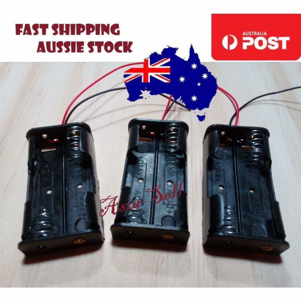 AA Battery Box Case Various Types//QTYs Great for Arduino /& Raspberry PIUK Seller