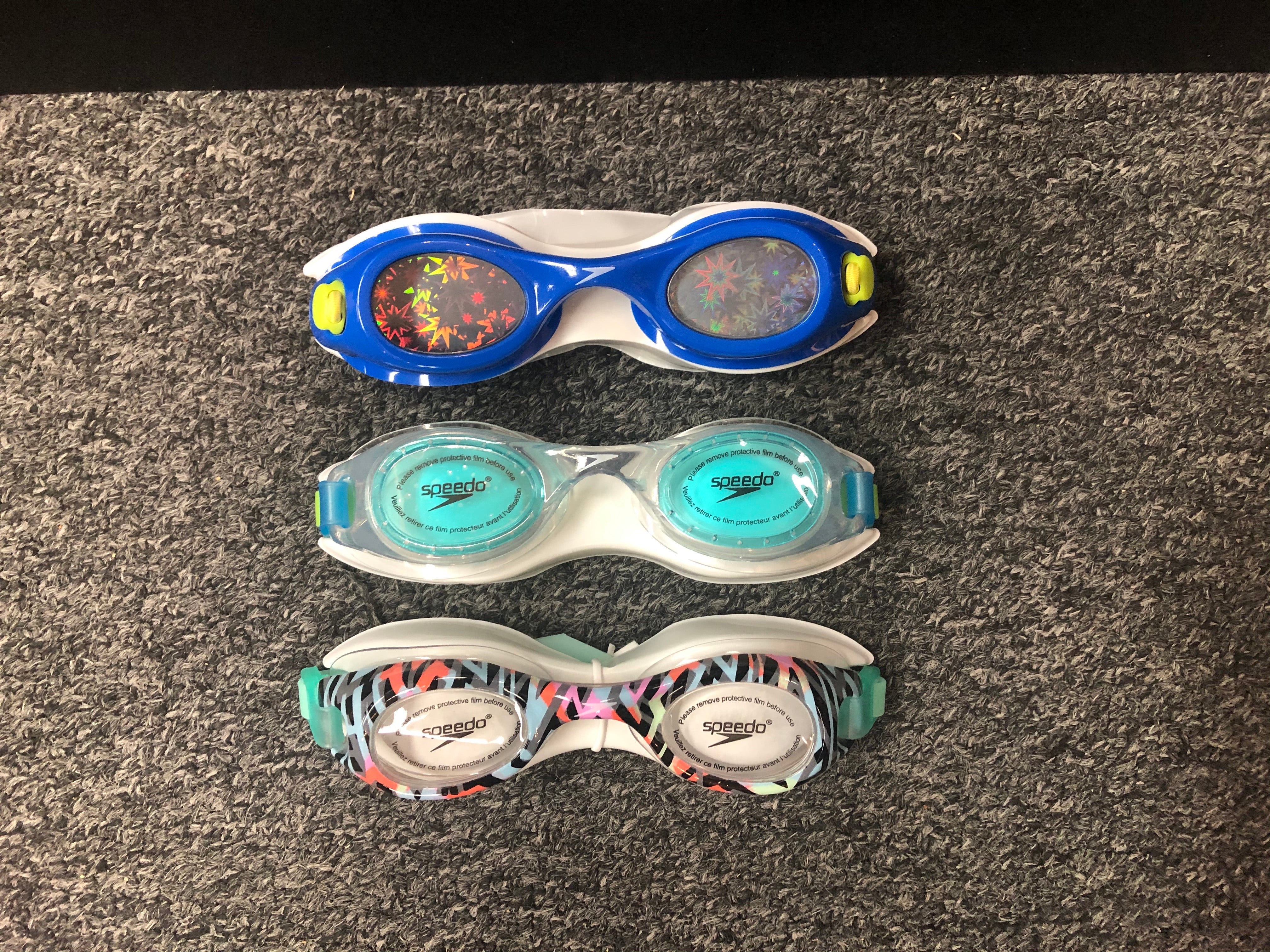 speedo swim goggles 3 pack