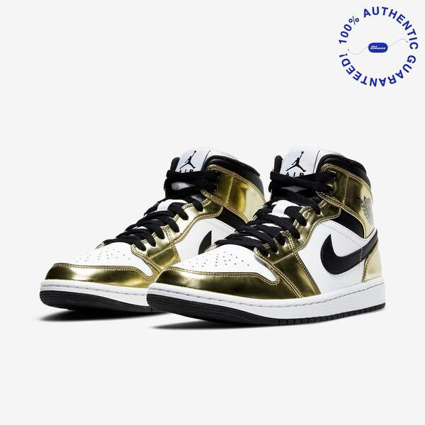 Air Jordan 1 MID SE’メタリックゴールド DC1419-700 Nike Air Jordan 1 Mid SE Metallic Gold Black White DC1419