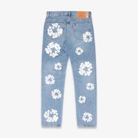 New Denim Tears X Levi's 501 Black Cotton Wreath Jeans 30 x