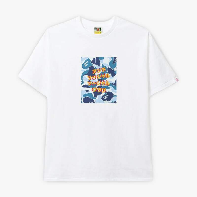 Tシャツ・カットソー ASSC X BAPE Ape Camo BAPE X ASSC ABC CAMO TEE BLUE CAMO | eBay