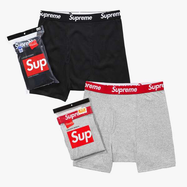 Sサイズ3枚Supreme Hanes® Boxer Briefs Blac\" SUPREME/ HANES BOXER BRIEFS/ BLACK/ SINGLES (ONE BOXER) SIZE