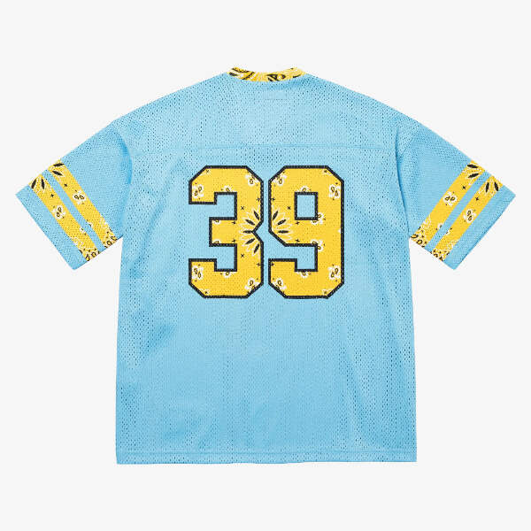 25SS Supreme Bandana Football Jersey ブルー Supreme Bandana Football Jersey Blue Men's - SS25 - US