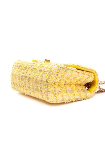 CHANEL Yellow Tweed Quilted 2.55 Reissue Mini Flap Bag | eBay