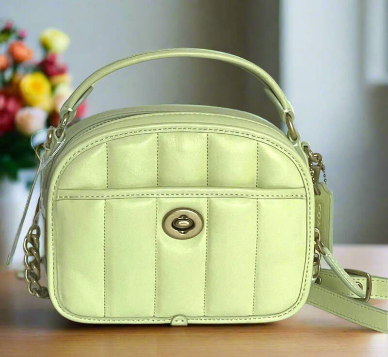 Coach Lunchbox Small Quilted Crossbody 90s Bag Leather Top