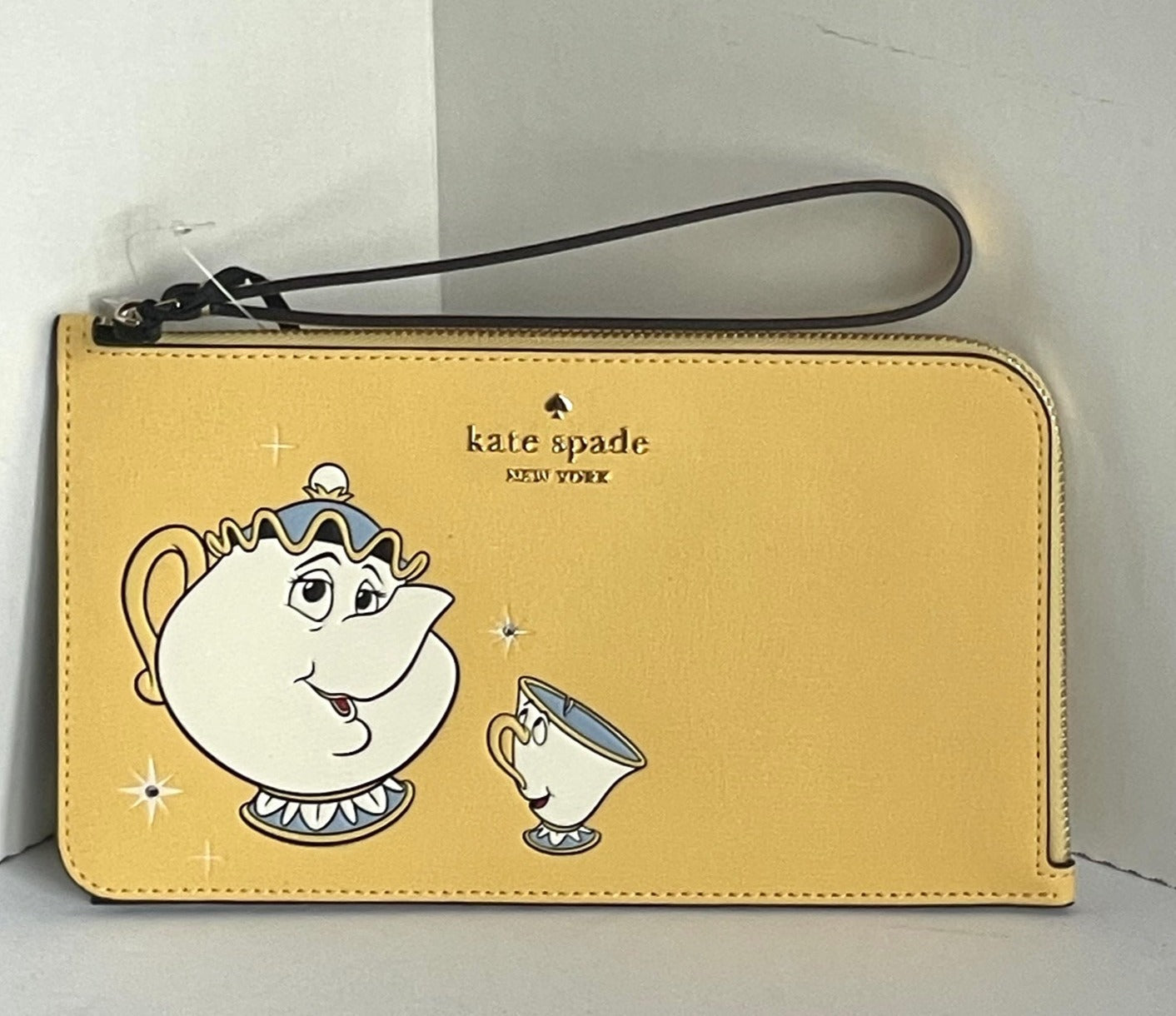 Kate Spade Beauty and the Beast Wristlet Disney Medium L Zip