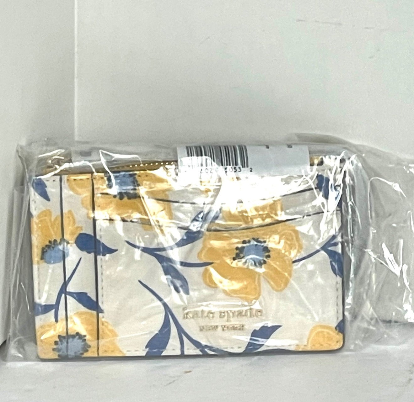 Kate Spade Morgan Sunshine Floral Print Card Case Wristlet