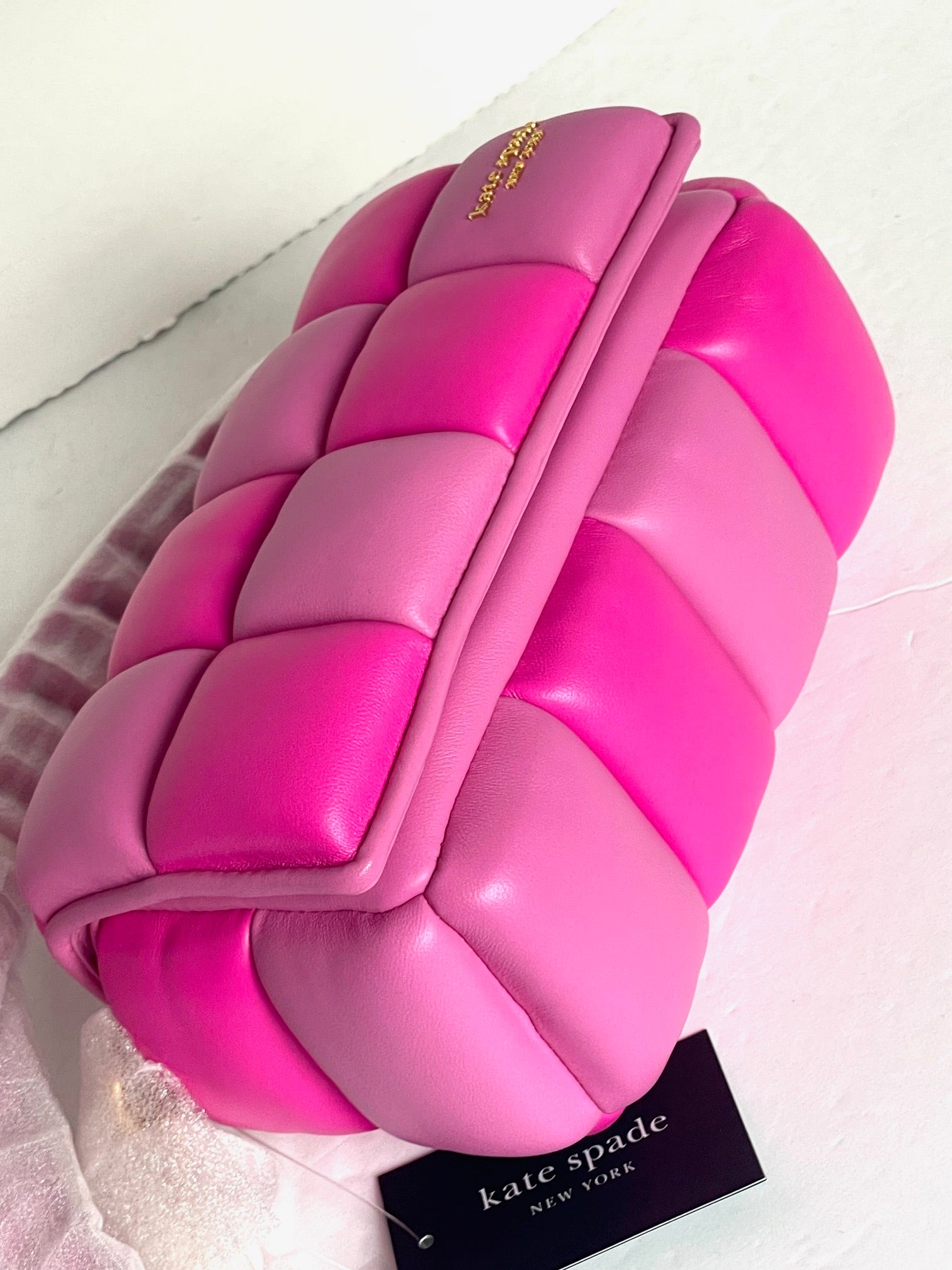 Kate Spade Boxxy Pink Colorblocked East-West Crossbody
