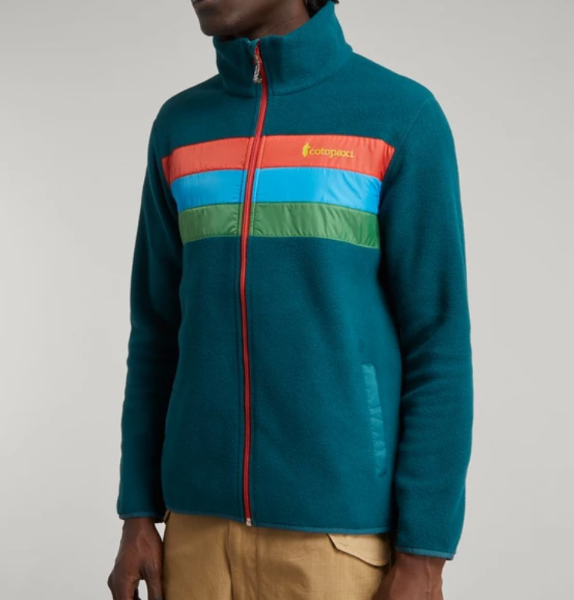 Cotopaxi Teca Fleece Mens Full Zip Jacket XXL Green Sequoia