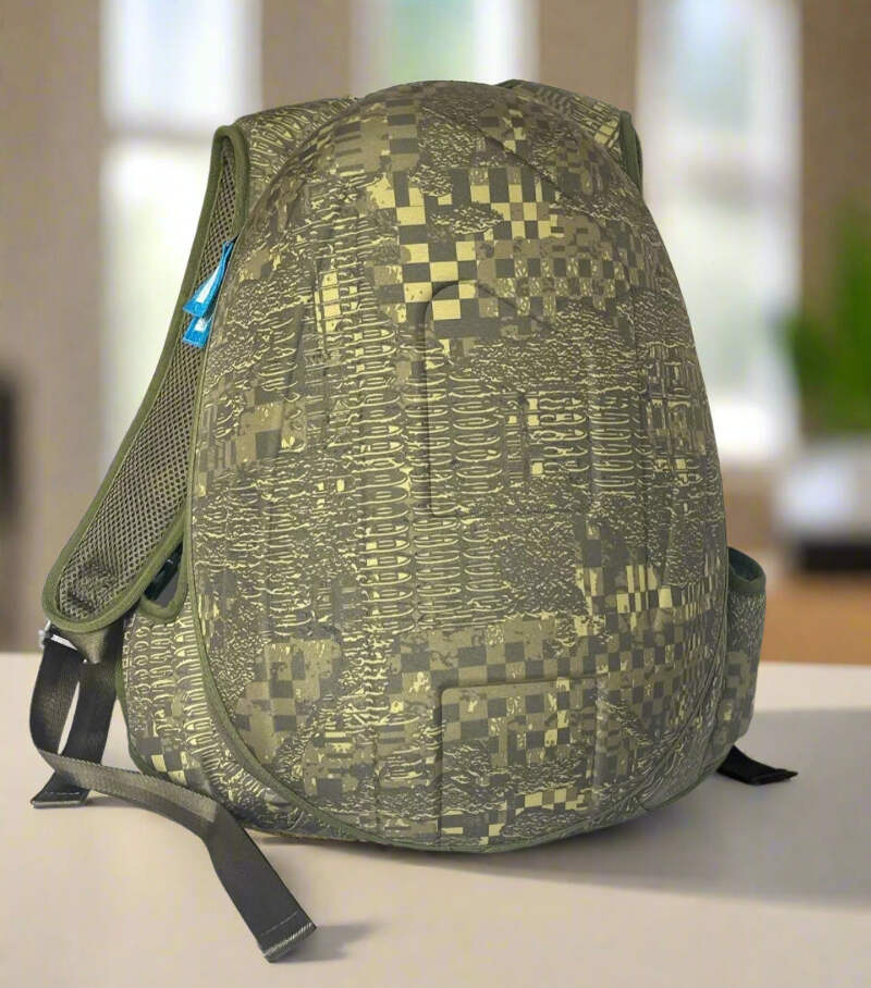 バッグ DIESEL FABRIC CAMOUFLAGE BAG Women's Charm-D M-Shoulder bag in metallic camo canvas