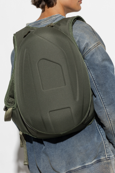 Diesel 1DR-POD Backpack Large Camo Military Green Nylon Laptop Bag