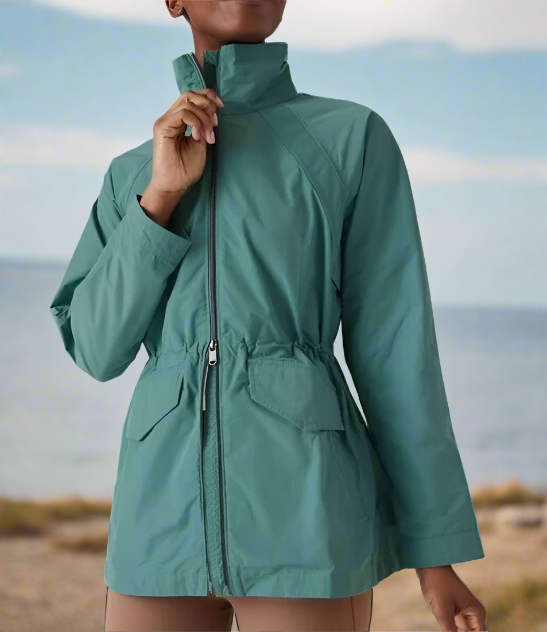 Athleta Westerly Windbreaker Jacket Womens XS Repellent Blue