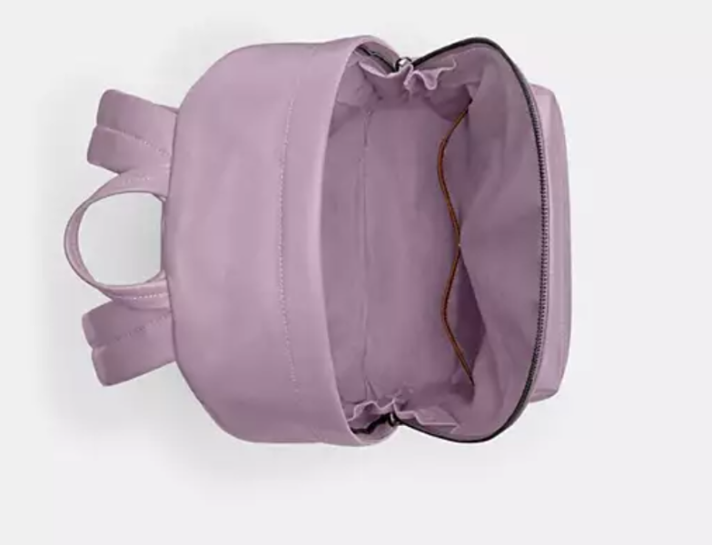 【現行・極美品】コーチ ホール バックパック レザー A4可 薄紫 CR757 Coach Hall Soft Leather Laptop Backpack Large Purple