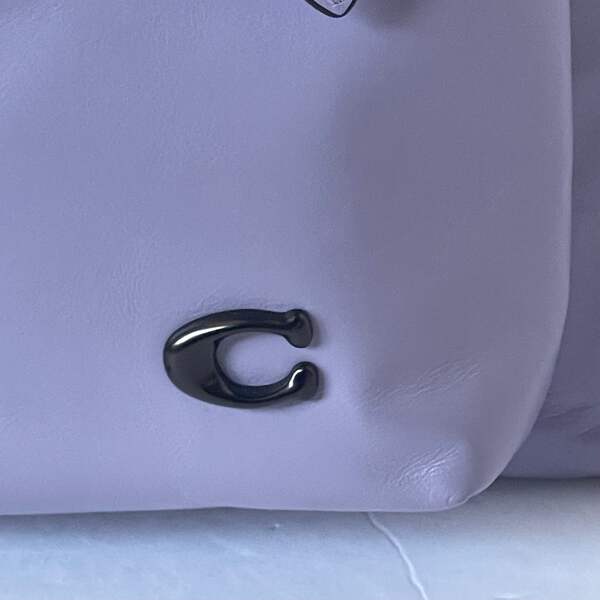 【現行・極美品】コーチ ホール バックパック レザー A4可 薄紫 CR757 Coach Hall Soft Leather Laptop Backpack Large Purple