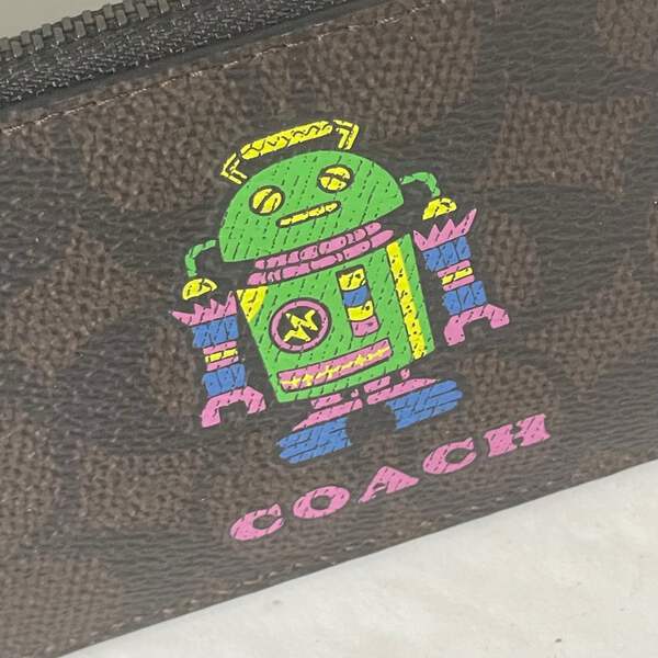 新品＊未使用 COACH コーチ ロボット柄 Cosmic カードケース