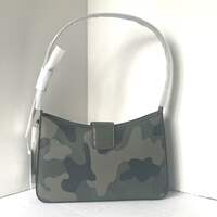 独創的 Coach Eliza Shoulder Bag Camo Leather Zip Medium CV949 フォーマル・ドレス・スーツ