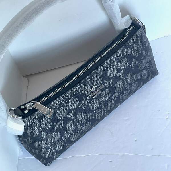 人気商品の入荷速報 入荷Now Charlotte Coach Shoulder CX580 Gunmetal Canvas Signature Bag 矯正用品・補助ベルト