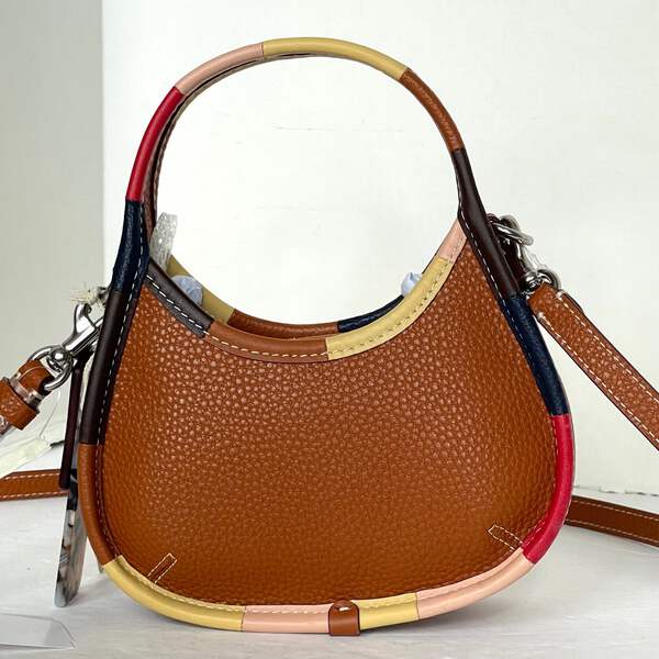 バッグ Vintage Coach Ergo Mini Satchel Rare USA Vintage Coach 9027 Ergo Mini Satchel Bag Tangerine USA 1997