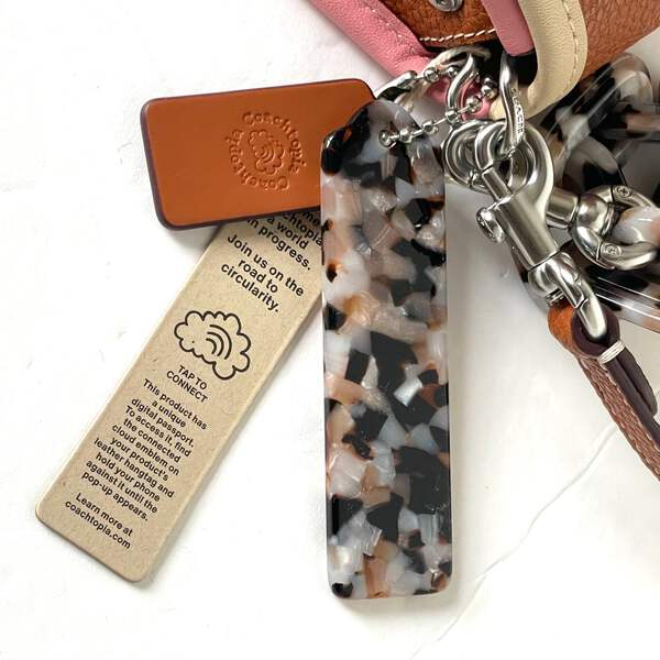 Coach Wavy Dinky Bag Coachtopia Brown Leather CK540 Rainbow Coach Wavy Dinky Bag Coachtopia Brown Leather CK540 Rainbow