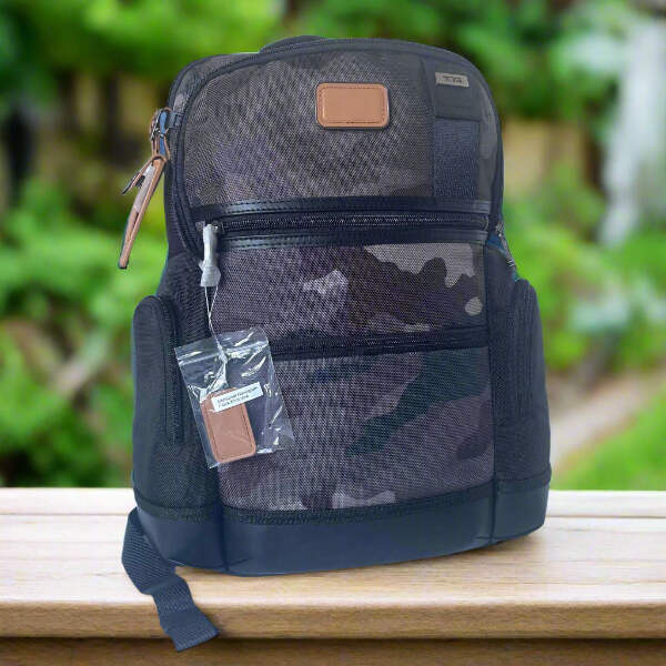 TUMI Parrish Backpack Khaki Camo Ballistic Nylon 16