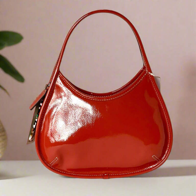 【完売】  Coach Ergo Bag Crinkle Patent Shoulder Bag Coachtopia バッグ