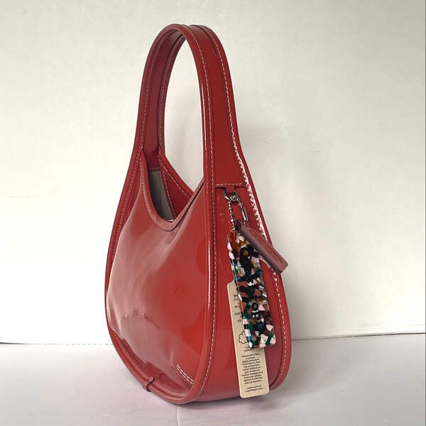 COACH Ergo hobo red signature hand bag