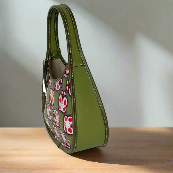 ◎vintage◎ COACH Mini リュック Green Coach Vintage Preowned RARE Bottle Green Rucksack Backpack