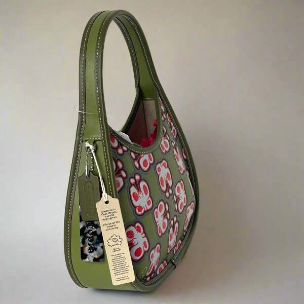 coachtopia バッグ Ergo Bag In Checkerboard Upcrafted Leather With Zig Zag