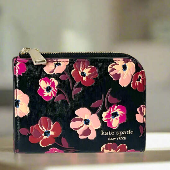 HTC SUN SET L-ZIP Wallet Flower Flower Studs L-Zip Wallet
