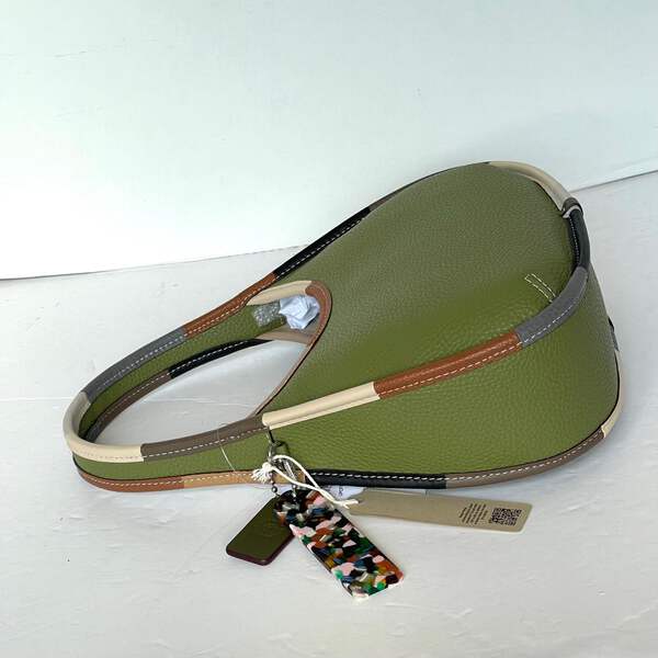 Coach Ergo Shoulder Bag Coachtopia Olive Leather 90s Style