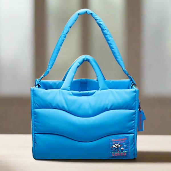 Coach Coachtopia Loop Large Tote Blue Shopper Shoulder Bag