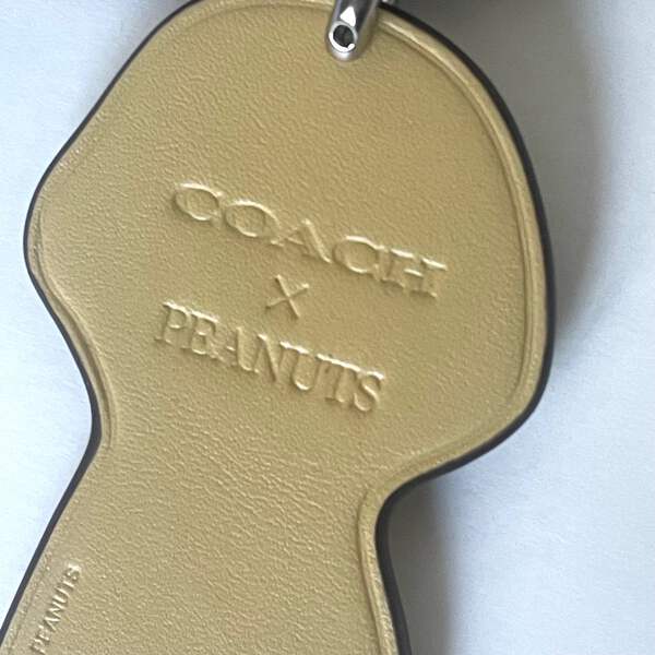 ⭐︎新品タグ付き⭐︎COACH x PEANUTS チャーリーブラウン キーホルダー NIB COACH x PEANUTS Snoopy Charlie Brown Hang Tag Key Chain Bag