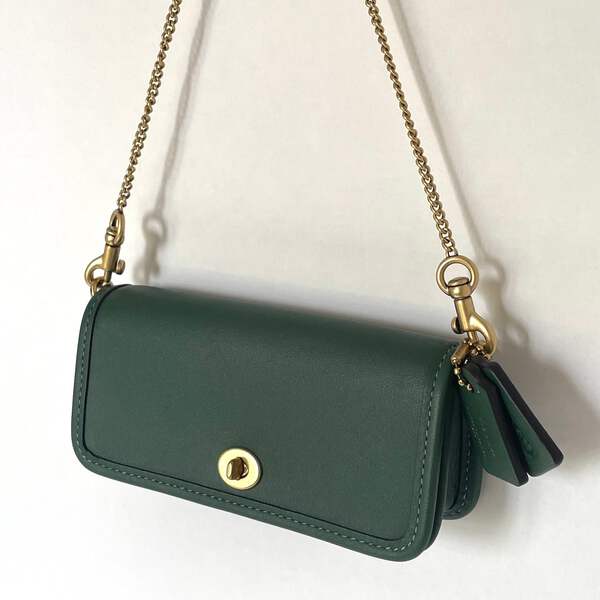 Coach Dinky Bag 14 Mini Crossbody Hunter Green CZ108