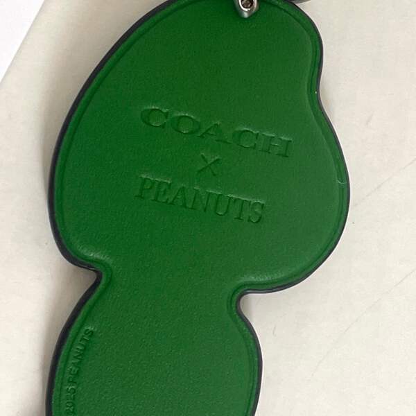 Coach x Peanuts 2025 Peppermint Patty Leather Bag Charm
