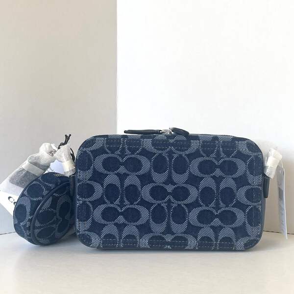 美品　Coach Denim Aacessory Porch Bag Coach Denim Collection 2024! Has Coach done it again!? | Denim bag