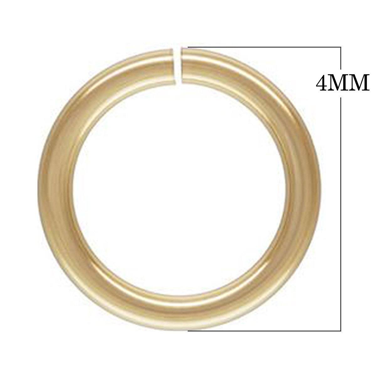 18k Gold Overlay Closed Jump Ring Jcg 100 5mm Hlpsocialsquare Com