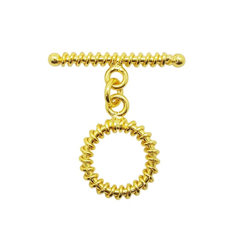 18k Oro Copertura Semplice Lucido Ritorto Disegni Toggle Tg 175 Ebay