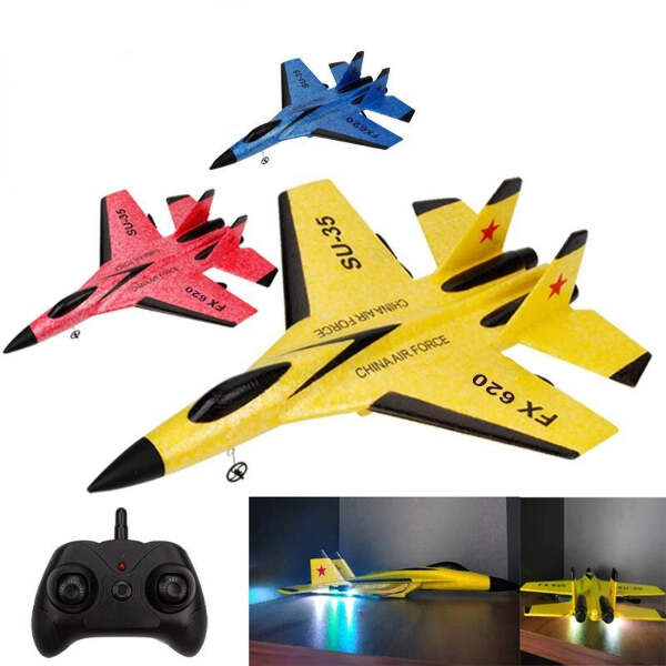 Télécommande Sans Fil Avion Jouet Résistant aux Chutes Mousse Rc