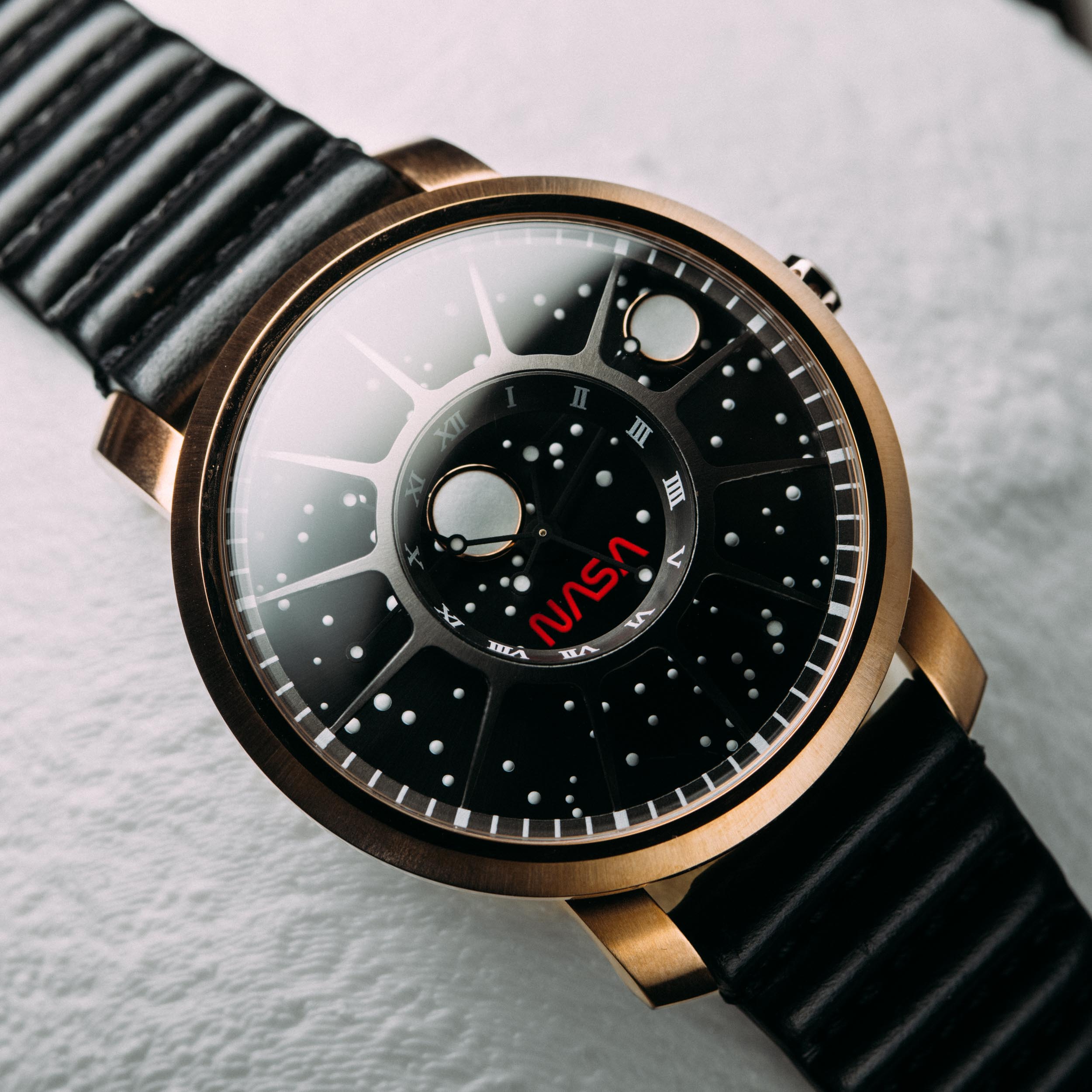 The NASA Apollo 15 watch is out of this world… no seriously. It comes with  a dial made from meteorite rock - Yanko Design