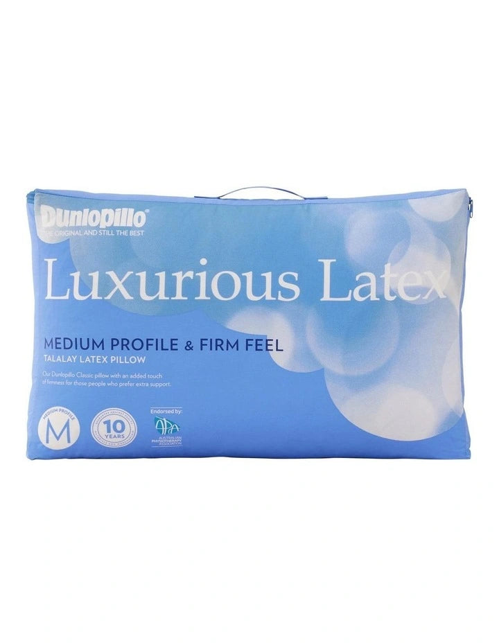 dunlopillo luxurious latex classic profile pillow
