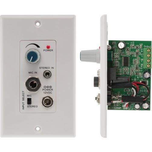 Pro2 Audio Amplifier Wall Plate For In Ceiling Or Outdoor Speakers