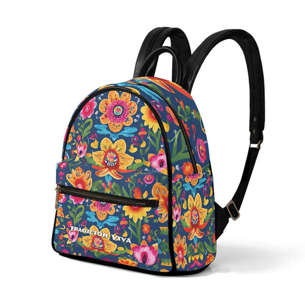Mexican Style Small Size Backpack Tradicion Viva Bag | eBay display picture 2