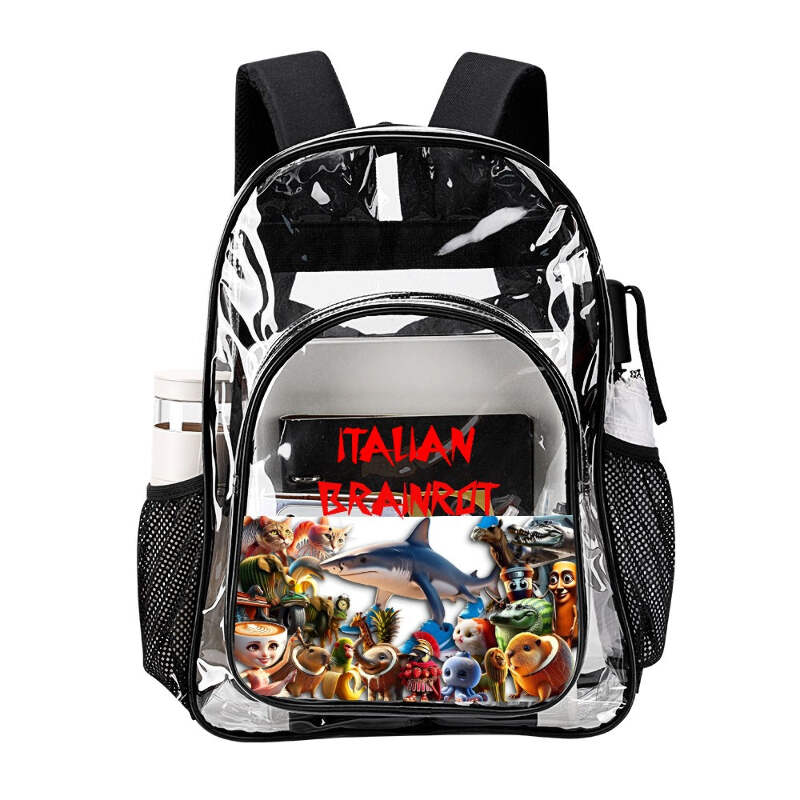 Italian Brainrot Tralalelo Transparent backpack | eBay