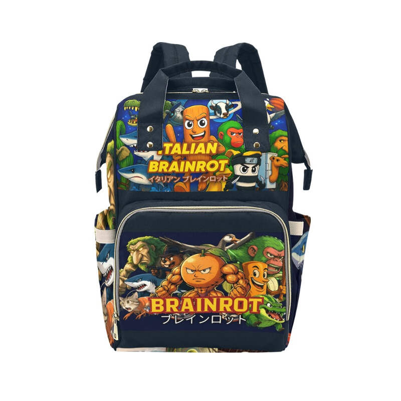 【Tea】SLOW bono ruck sack Italian Brainrot Tralalelo Chimpanzini Backpack | eBay