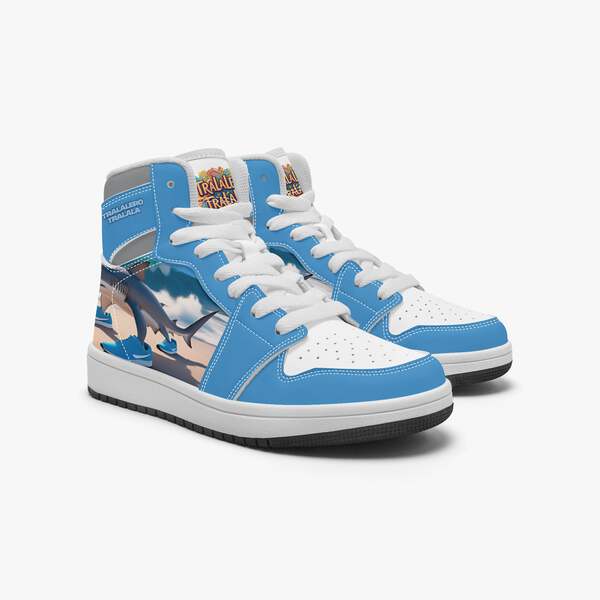 Kids Italian Brainrot Tralalero Tralala High-top Shoes | eBay